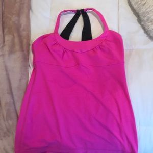 Lululemon pink tank size 8